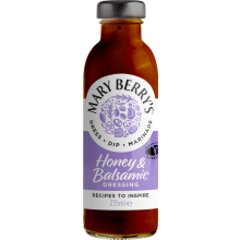 MARY BERRY Honey & Balsamic Vinaigrette 235ml (Pack of 6)