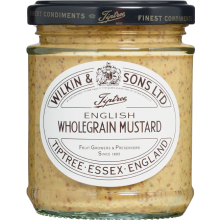 TIPTREE English Wholegrain Mustard 185g (Pack of 6)