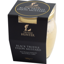 TRUFFLE HUNTER Black Truffle Dijon Mustard 180g (Pack of 6)