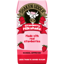 SHAKEN UDDER Strawberry Milkshake - Carton 200ml (Pack of 12)