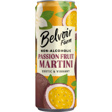 BELVOIR Non-Alcoholic Passionfruit Martini - Can 250ml (Pack of 12)