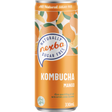 NEXBA Kombucha - Mango 330ml (Pack of 12)