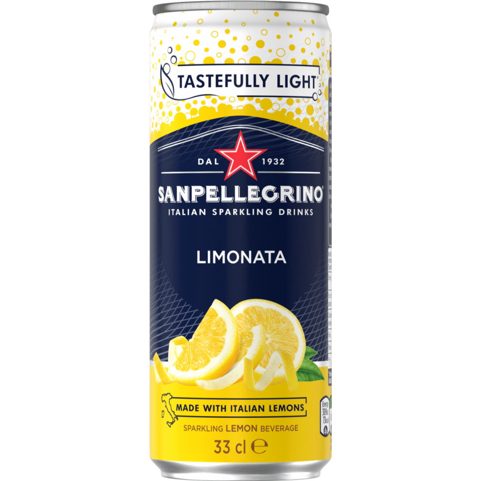 San Pellegrino Limonata (Lemon) 330Ml (Pack Of 12)