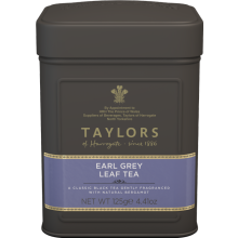 TAYLORS Earl Grey Leaf Tea - Caddy (Pack of 6)
