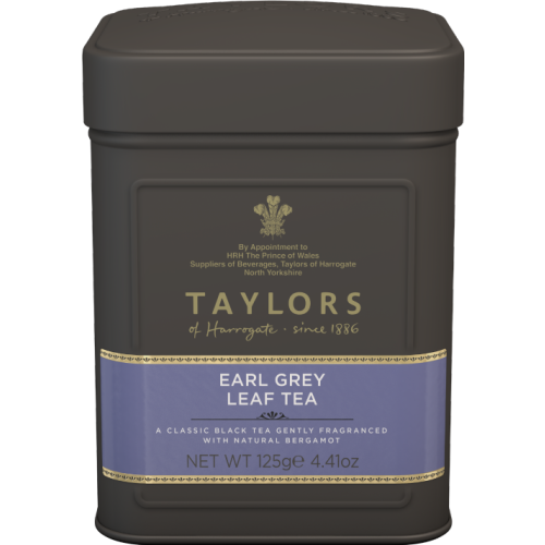 TAYLORS Earl Grey Leaf Tea - Caddy (Pack of 6)