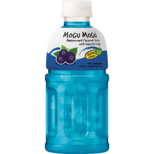 MOGU MOGU Blackcurrant Flavoured Drink / Nata de Coco 320ml (Pack of 6)