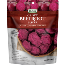 DJ&A Crispy Beetroot Slices 35g (Pack of 10)