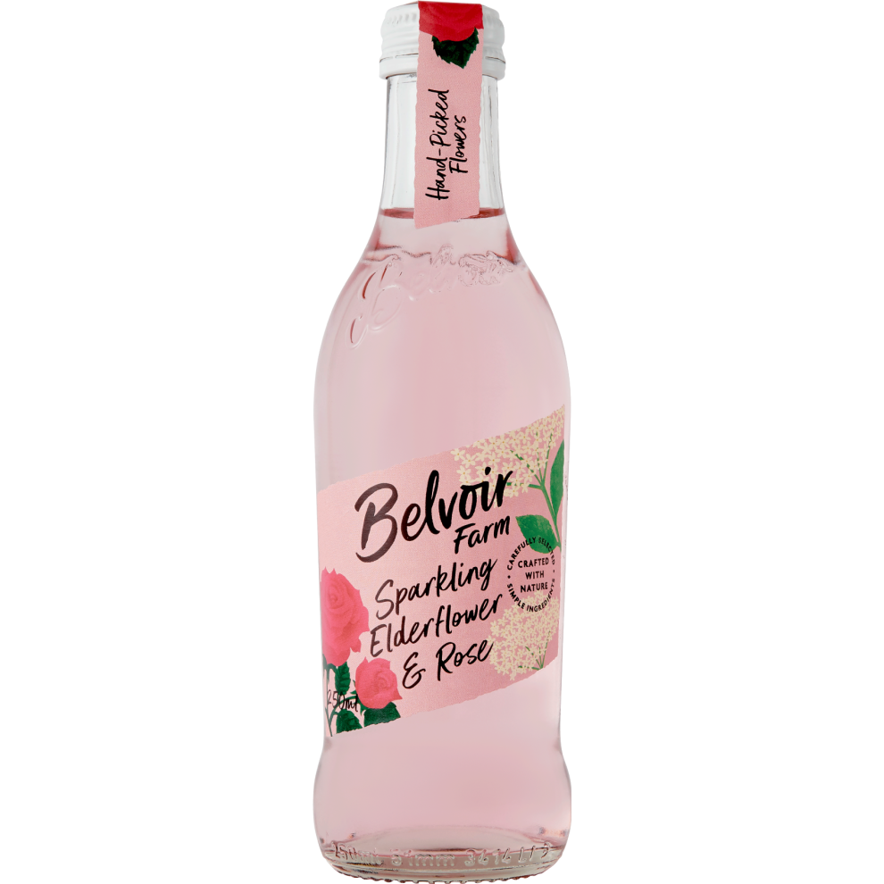 Bovril Belvoir Sparkling Elderflower & Rose 25Cl (Pack Of 12)