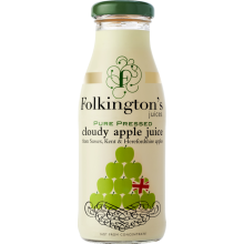 FOLKINGTON'S Cloudy Apple Juice 250ml (Pack of 12)