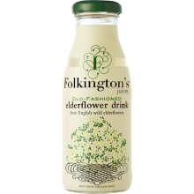 FOLKINGTON'S Old-Fashioned Elderflower Drink 250ml (Pack of 12)
