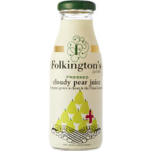 FOLKINGTON'S Pressed Cloudy Pear Juice 250ml (Pack of 12)