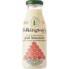 FOLKINGTON'S Old-Fashioned Pink Lemonade 250ml (Pack of 12)