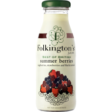FOLKINGTON'S Summer Berries Juice 250ml (Pack of 12)
