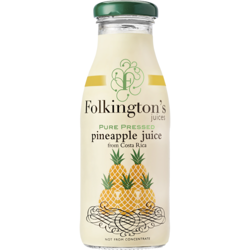 FOLKINGTON'S Pineapple Juice 250ml (Pack of 12)