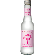 BRECKLAND ORCHARD Posh Pop - Cream Soda / Rhubarb 275ml (Pack of 12)