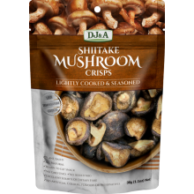 DJ&A Shiitake Mushroom Crisps 30g (Pack of 12)
