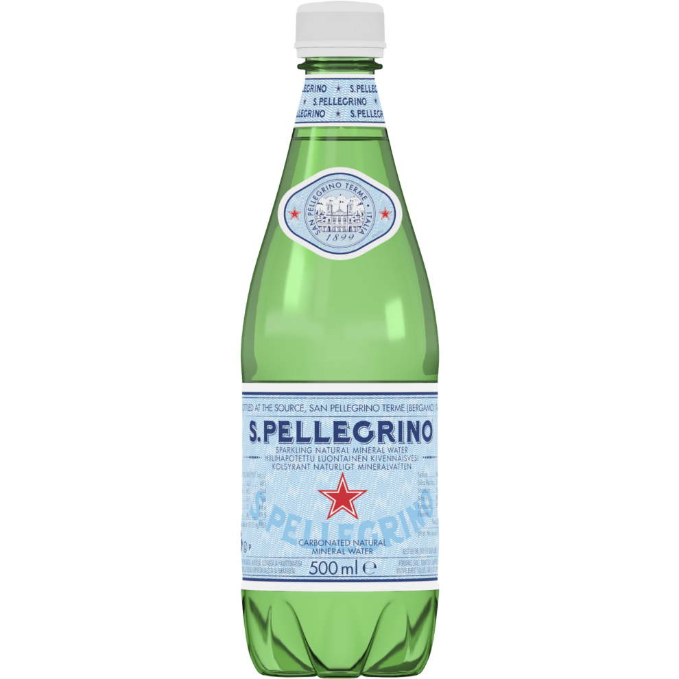 San Pellegrino Sparkling Natural Mineral Water - Pet 500Ml (Pack Of 12)