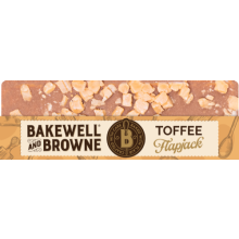 BAKEWELL & BROWNE Toffee Topped Flapjack 80g (Pack of 15)