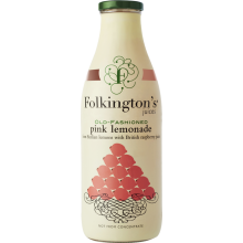 FOLKINGTON'S Old-Fashioned Pink Lemonade 1000ml (Pack of 6)