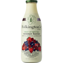 FOLKINGTON'S Summer Berries Juice 1000ml (Pack of 6)