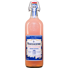 LA MORTUACIENNE Pink Lemonade 1L – 6-Pack, Traditional Carbonated Pink Lemonade with Bright Lemon Flavor