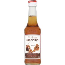 MONIN Caramel Syrup 25cl (Pack of 6)