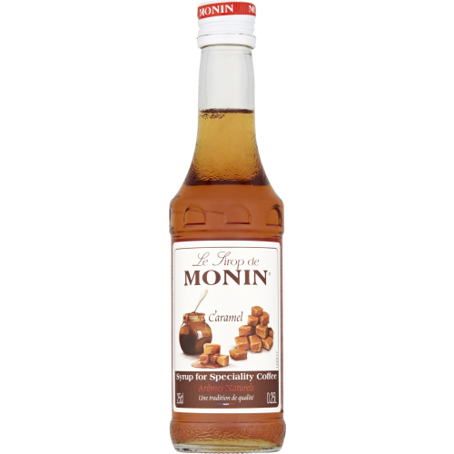 MONIN Caramel Syrup 25cl (Pack of 6)
