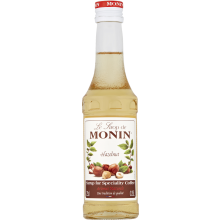 MONIN Hazelnut Syrup 25cl (Pack of 6)