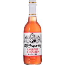MR FITZPATRICK'S Rhubarb & Rosehip Cordial 500ml (Pack of 6)
