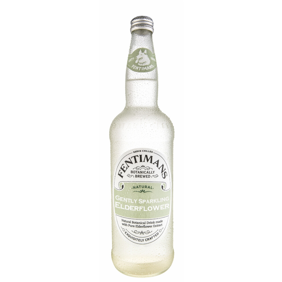 FENTIMANS Gently Sparkling Elderflower 750ml (Pack of 6)