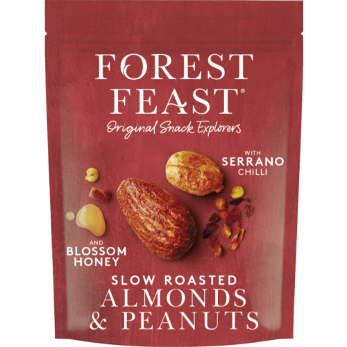 Forest Feast mandle a arašídy s medem a chilli 120g