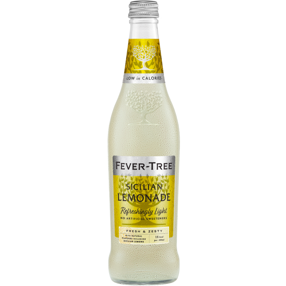 FEVER-TREE Refreshingly Light Sicilian Lemonade 500ml (Pack of 8)