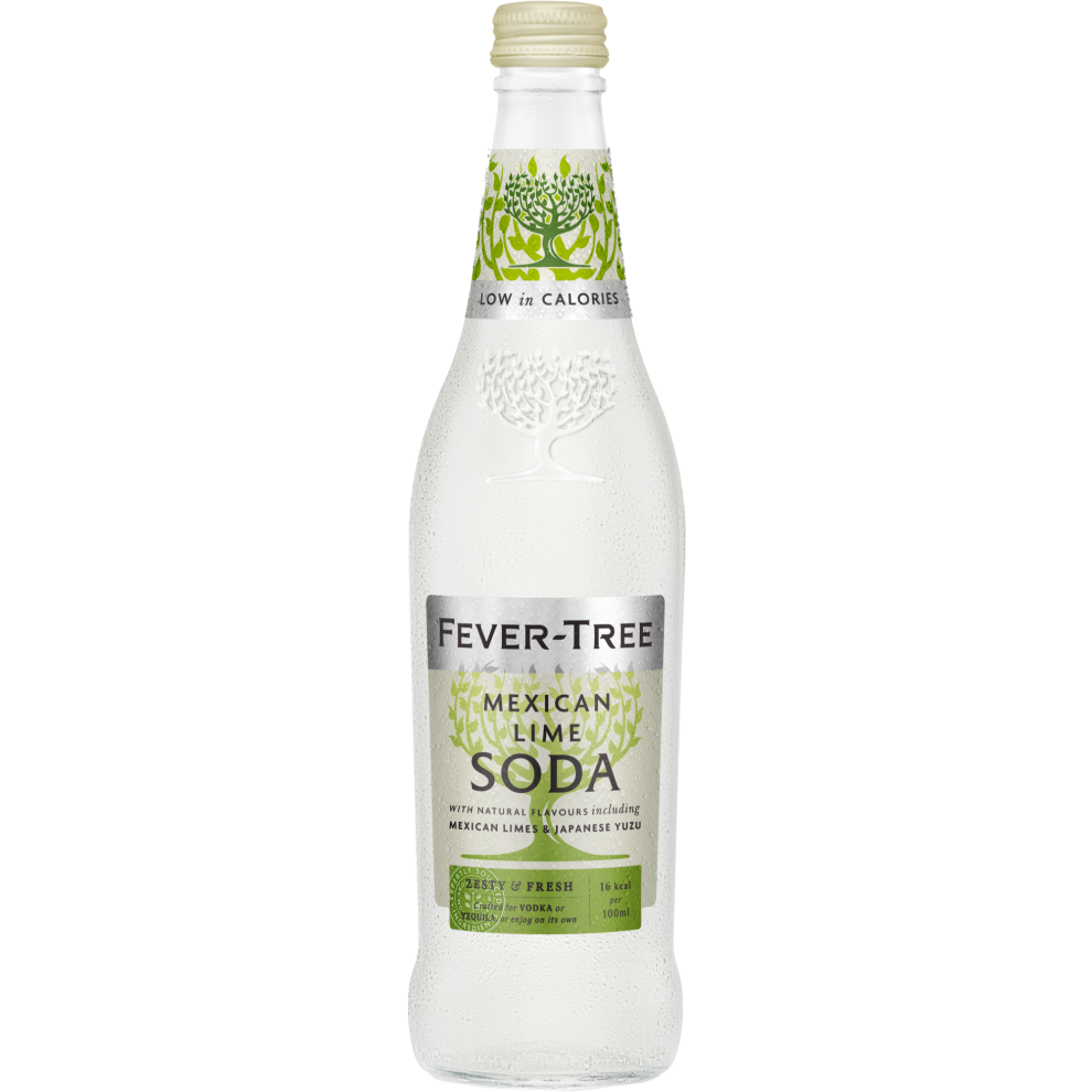 FEVER-TREE Mexican Lime Soda 500ml (Pack of 8)