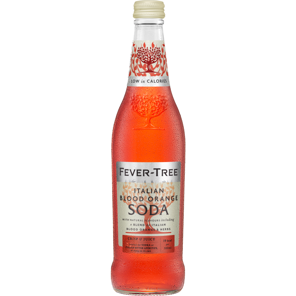 FEVER-TREE Italian Blood Orange Soda 500ml (Pack of 8)