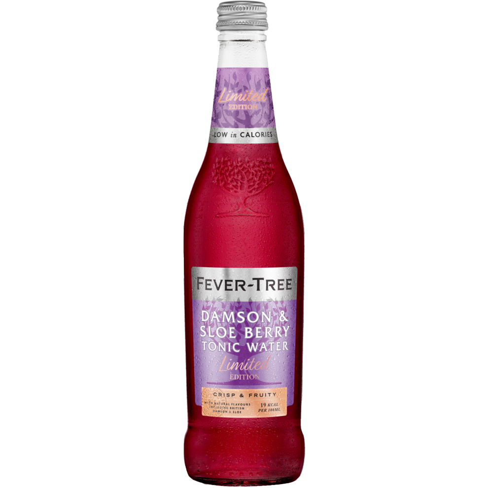 FEVER-TREE Damson & Sloe Tonic Water 500ml (Pack of 8)