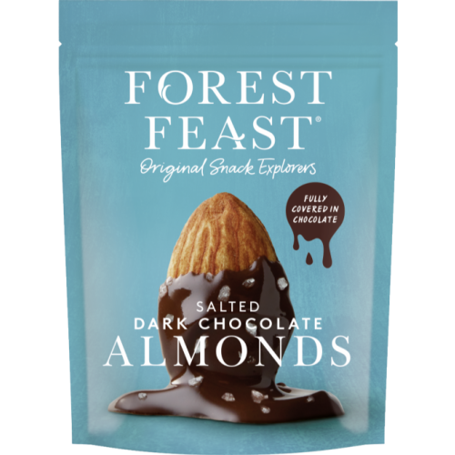 Forest Feast Almonds with Dark Chocolate and Salt 120g