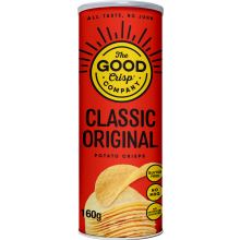 THE GOOD CRISP CO. Classic Original Potato Crisps 160g (Pack of 8)