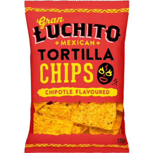 Gran Luchito Chipotle Tortilla Chips 150g
