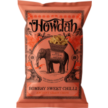 HOWDAH Bombay Sweet Chilli Ancient Grain Chips 130g (Pack of 6)