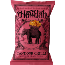 HOWDAH Tandoor Chilli Ancient Grain Chips 130g (Pack of 6)
