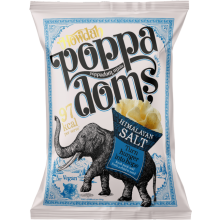 HOWDAH Poppadom Minis - Himalayan Salt 80g (Pack of 6)