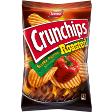 LORENZ Crunchips - Roasted Smoky Paprika 120g (Pack of 10)