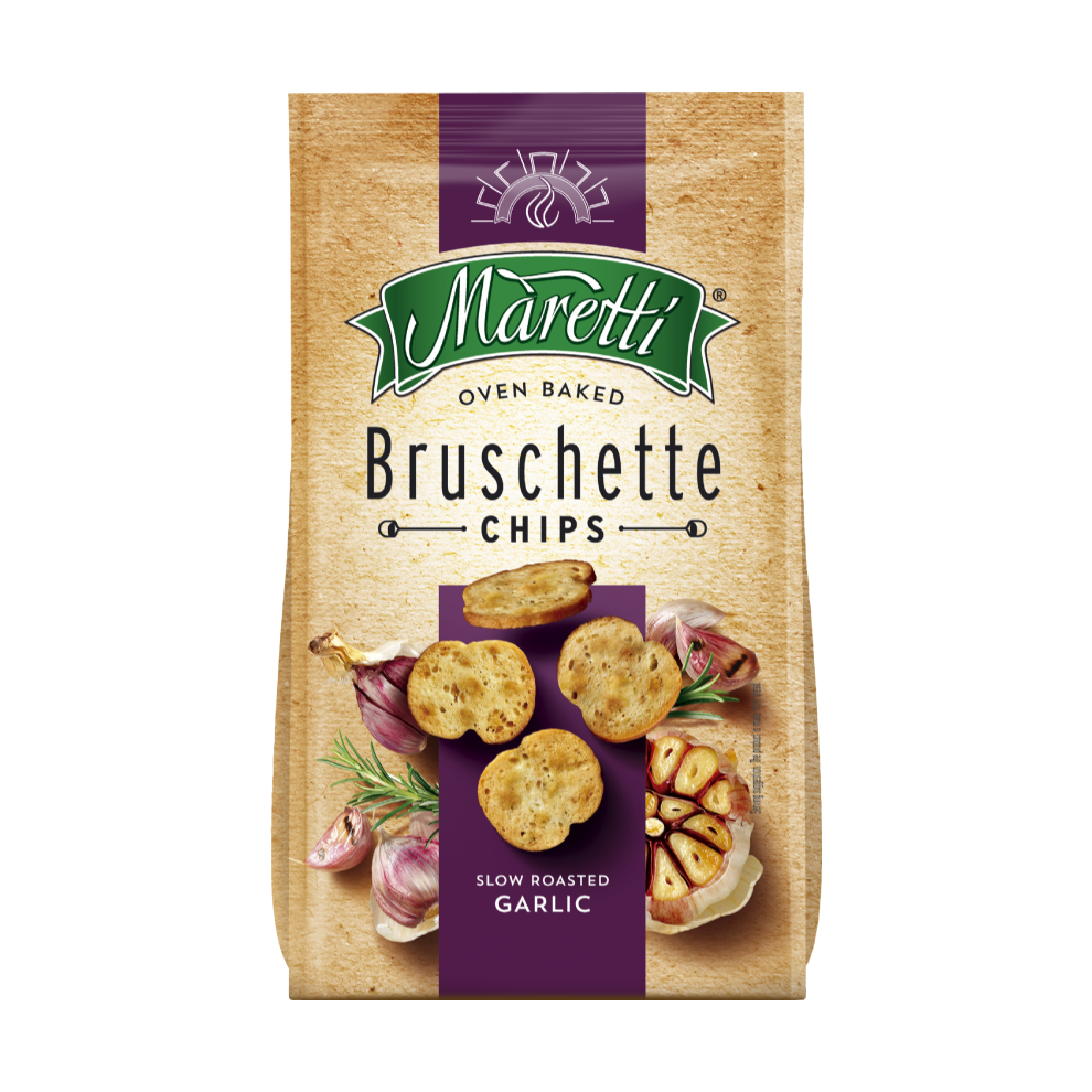 MARETTI Bruschette - Slow Roasted Garlic 150g (Pack of 14)