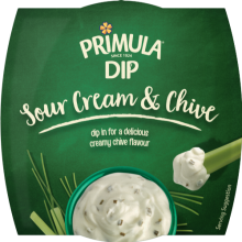 PRIMULA Sour Cream & Chive Dip 150g (Pack of 6)