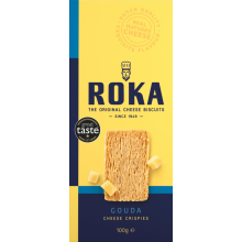 ROKA Gouda Cheese Crispies 100g (Pack of 16)