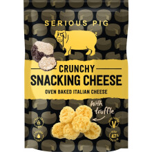 SERIOUS PIG Crunchy Snacking Cheese with Truffle 24g (Pack of 24)