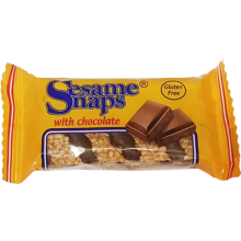 SESAME SNAPS with Chocolate 30g (Pack of 24)