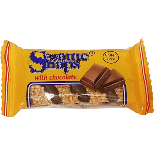 SESAME SNAPS with Chocolate 30g (Pack of 24)