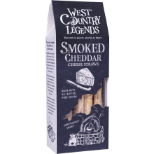 WEST COUNTRY LEGENDS Smoked Cheddar Cheese Straws 100g (Pack of 6)