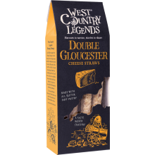 WEST COUNTRY LEGENDS Double Gloucester Cheese Straws 100g (Pack of 6)